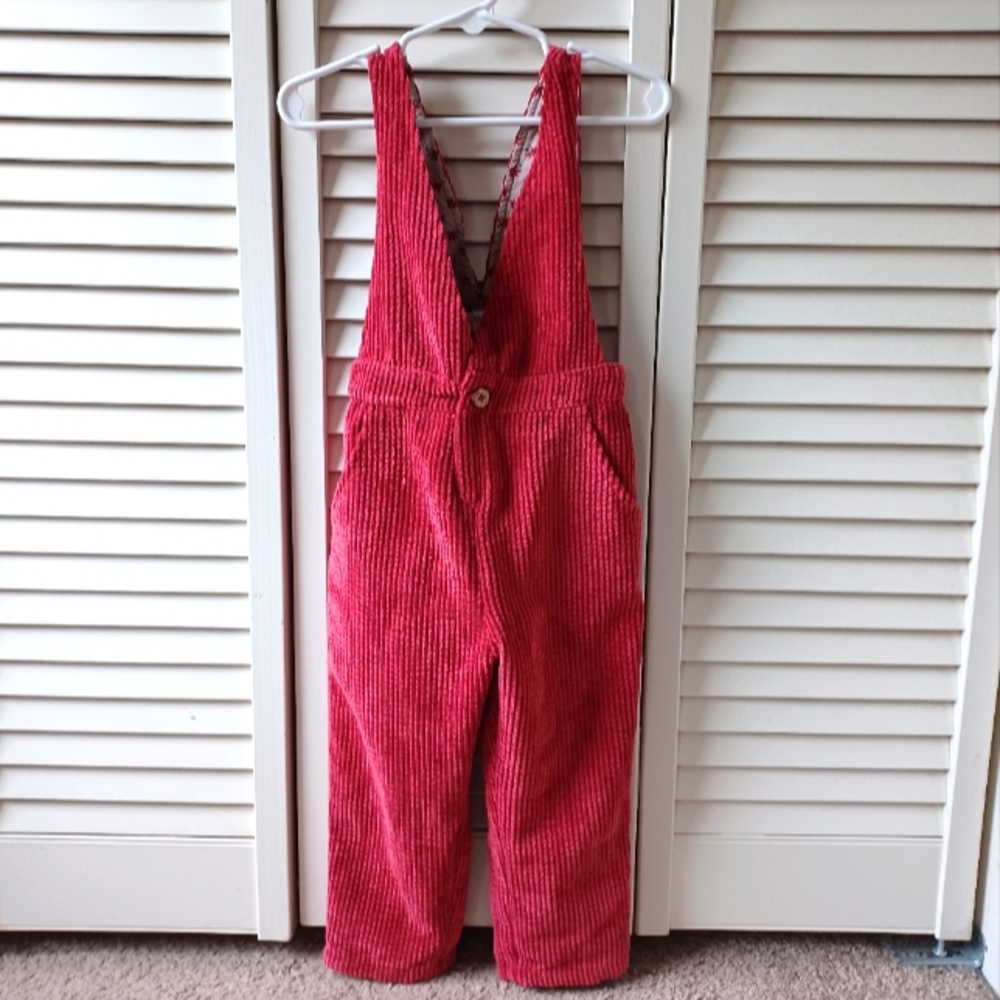 ZARA - Toddler Girl 2-3T Corduroy Overall   (EUC)